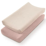coussin changement bébé couverture tissu floral moderne doux rose beige