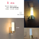 Lampes murales modernes or blanc ice cracked verre translucide chambre coucher salle manger
