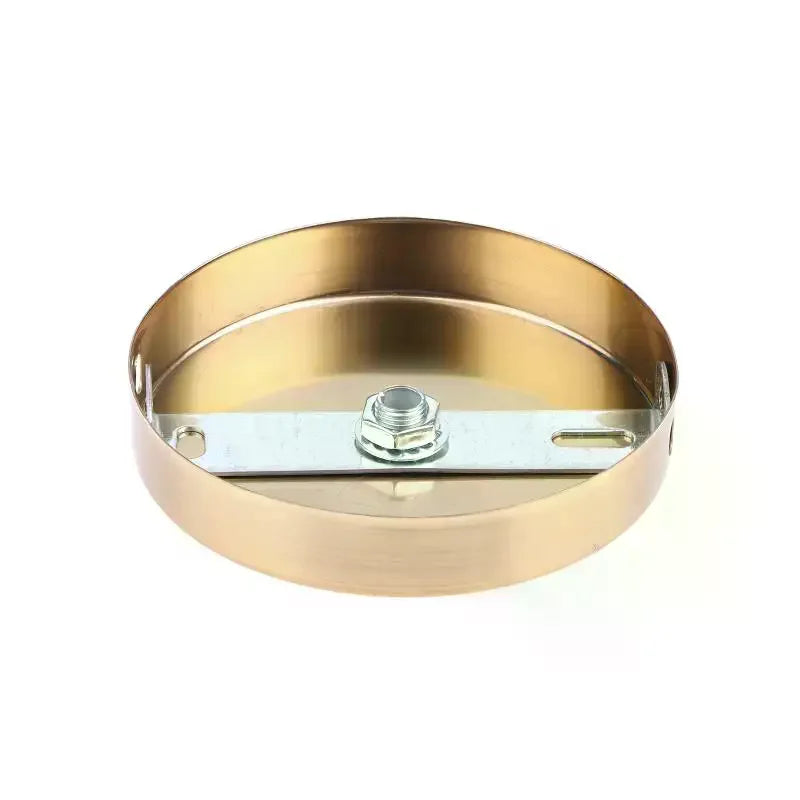 disques métalliques or cuivre argent vis suspension moderne éclairage vintage