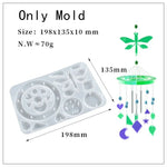 attrape rêves ethnique silicone transparent plumes floral décoration murale suspendue maison