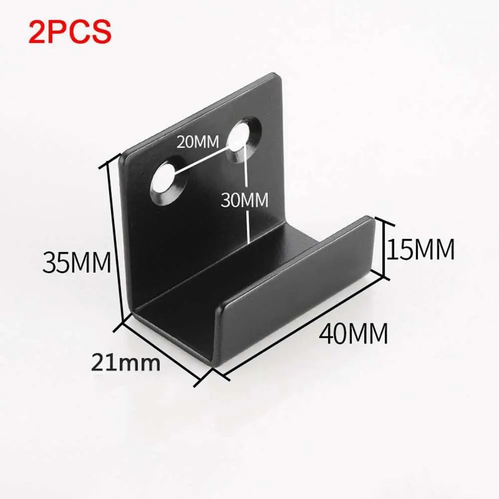 support mural moderne noir gris rose pâle mat robuste multifonctionnel fixations carreaux miroirs