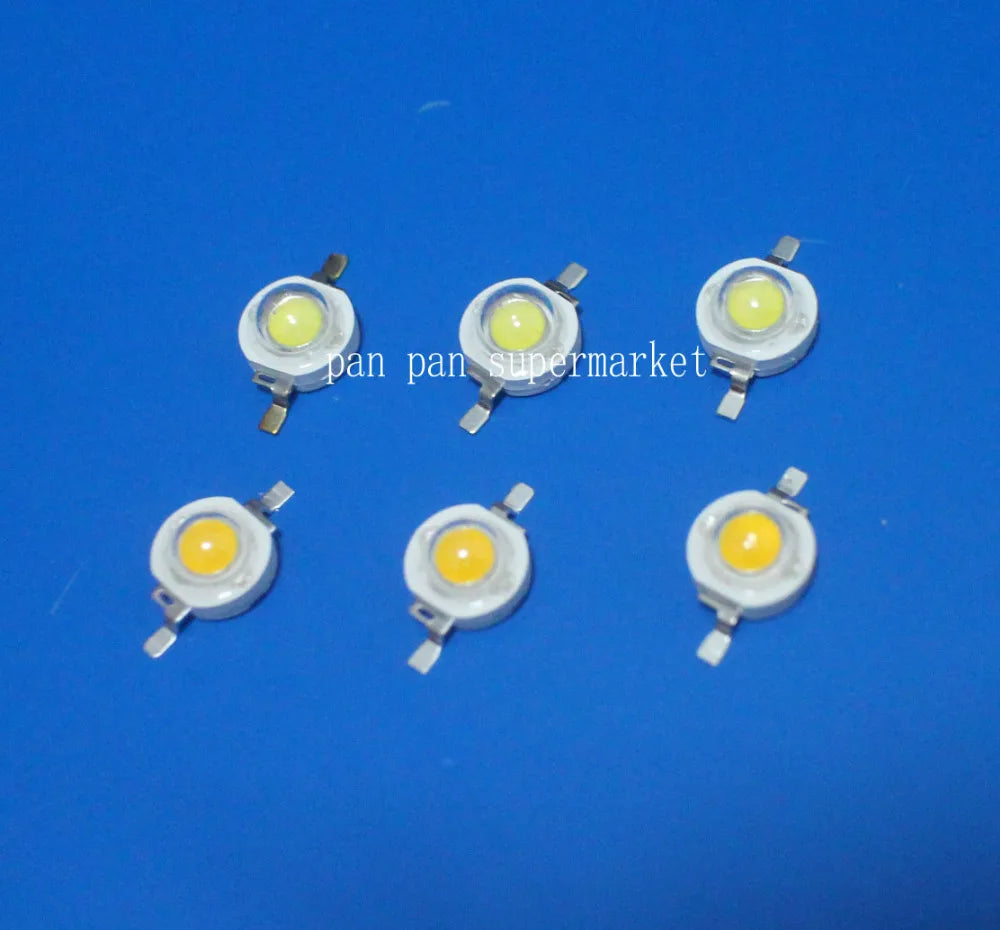 ampoules led blanc jaune diodes smd 1w 3w spots downlights clips métalliques moderne technologie