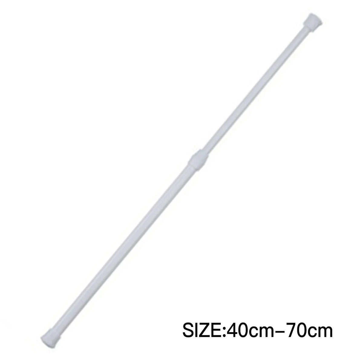 tiges rideau acier modernes 30 50cm 40 70cm 55 90cm blanc noir