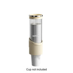 porte coupe double compartiment beige clair ridges verticales moderne adhésif porte coupe supports coupe
