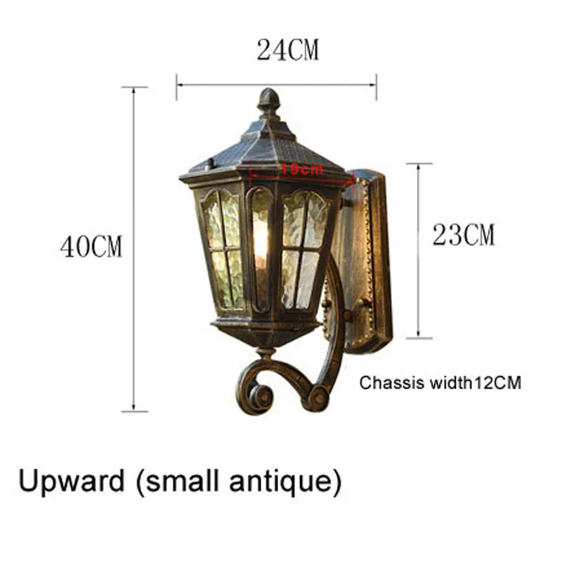 lampe murale vintage aluminium noir doré verre semiopaque éclairage quotidien interrupteur bouton