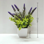 fleurs artificielles plante verte pot carré décoration intérieure extérieure moderne