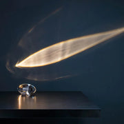 Lampe de chevet design italien LED cristal oeil du ciel forme d'oeuf pour salon et chambre
