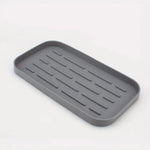 plateau silicone moderne bleu foncé rose gris noir 18 rainures antidérapant multifonctionnel cuisine salle