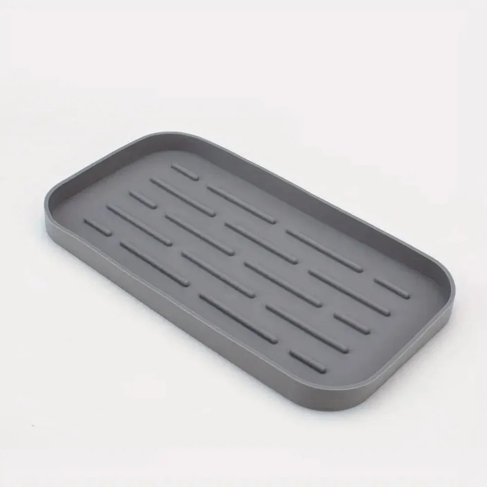 plateau silicone moderne bleu foncé rose gris noir 18 rainures antidérapant multifonctionnel cuisine salle