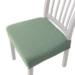 coussin chaise moderne tissé carreaux noir gris vert beige élasthanne polyester lavable adhésif protection