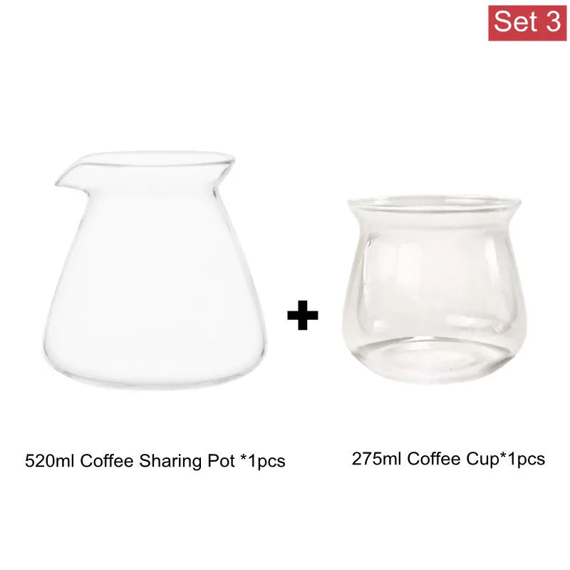 ensemble verres transparents moderne 520ml 275ml plateau bois sucre cubes