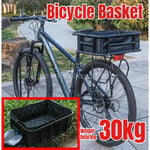 panier vélo noir robuste étanche filet transparent intérieur rembourré acier fixations porte bagage