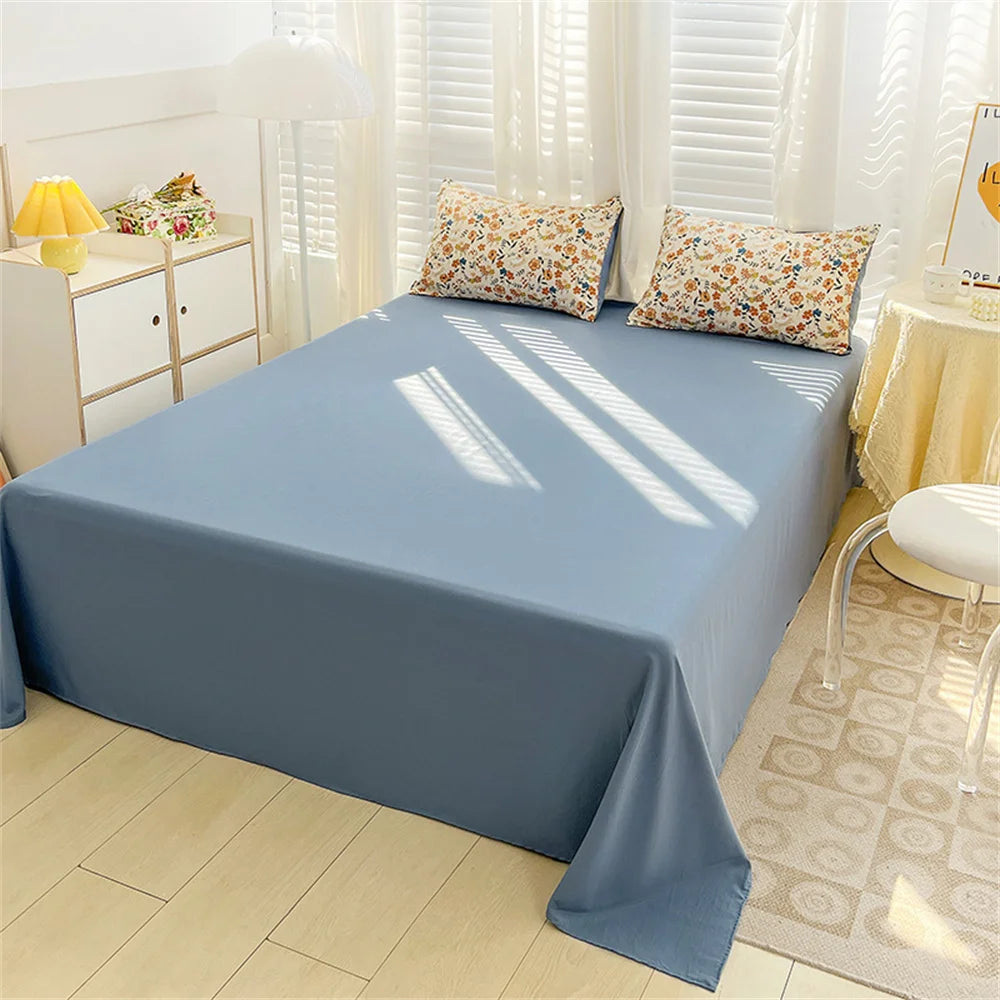 Parure de lit en coloris bleu royal - ambiance vibrante pour la chambre