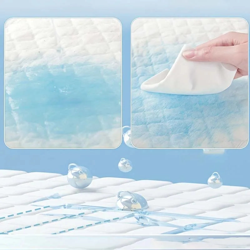 tapis d'entraînement chiens bleu clair moderne absorbant rapide taille xl