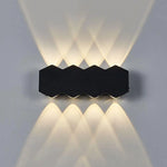 applique murale led noir contemporaine ip65 adhésive 110 240v 249 2000lm