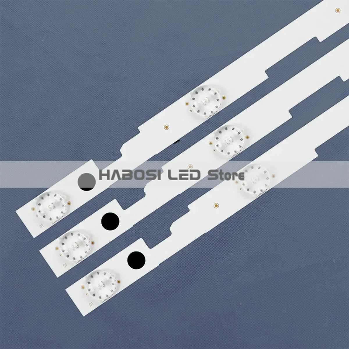 bandes led blanc circuits imprimés connecteurs électronique kit trois pièces