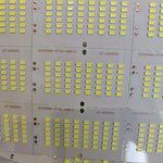 plaques led argentées 3w 3.2v 48 diodes industrielle technique rechargeable solaire blanc