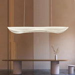 suspension lumineuse moderne blanc doré texture maille fine clips métalliques 6000K 4500K 3000K