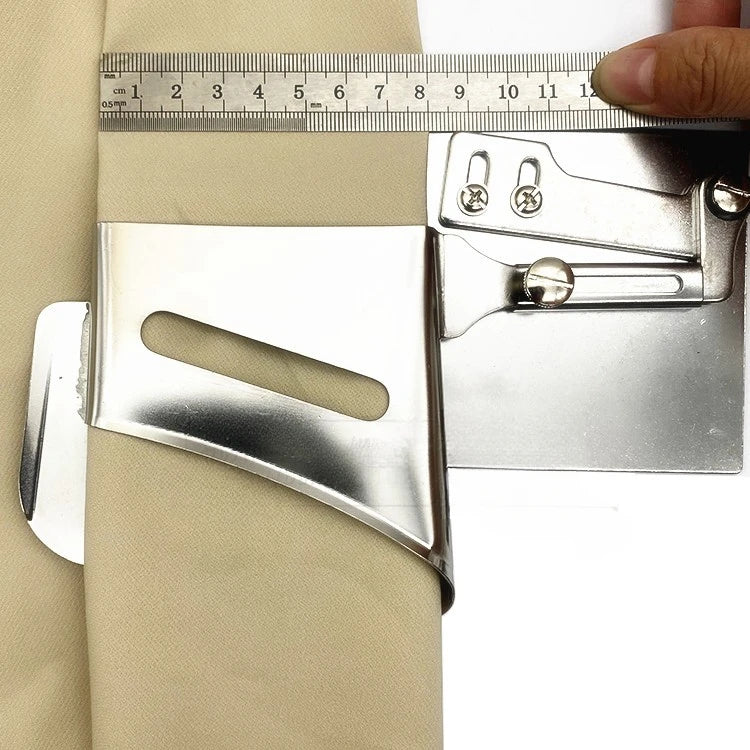 support couture argenté lisse opacité pratique boutons serrage broderie 30mm 40mm machine coudre
