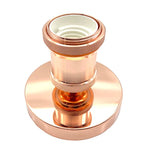 support ampoule vintage or cuivre noir moderne inclusion vis écrous câbles bronze golden