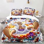 Housse de couette One Piece dans une chambre d'enfant décorée