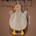 serviette bain rapide polaire animée oiseau canard blanc jaune rose opaques mignon crochetée