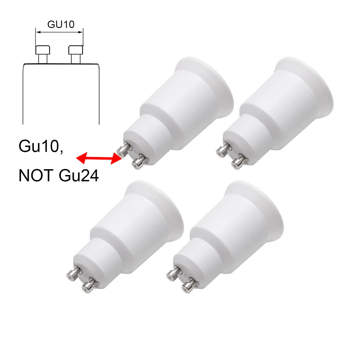 adaptateur gu10 e26 e27 blanc doré moderne 220v 3a lisse 595mm haute