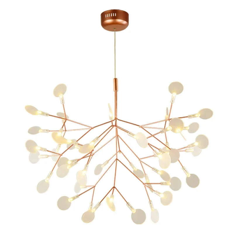 suspension lumineuse contemporaine ovale translucide or blanc 50cm 72cm 98cm
