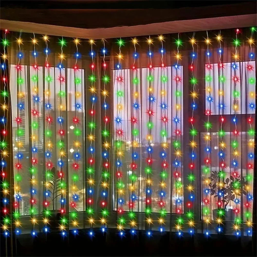 rideau lumineux led multicolore moderne télécommande usb 5v 100led 200led 400led 600led