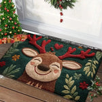 tapis sol antidérapant résistant noël motifs festifs moderne bébés salonextérieur