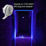 applique murale led rgb 12w moderne éclairage intérieur extérieur rainbows télécommande bluetooth