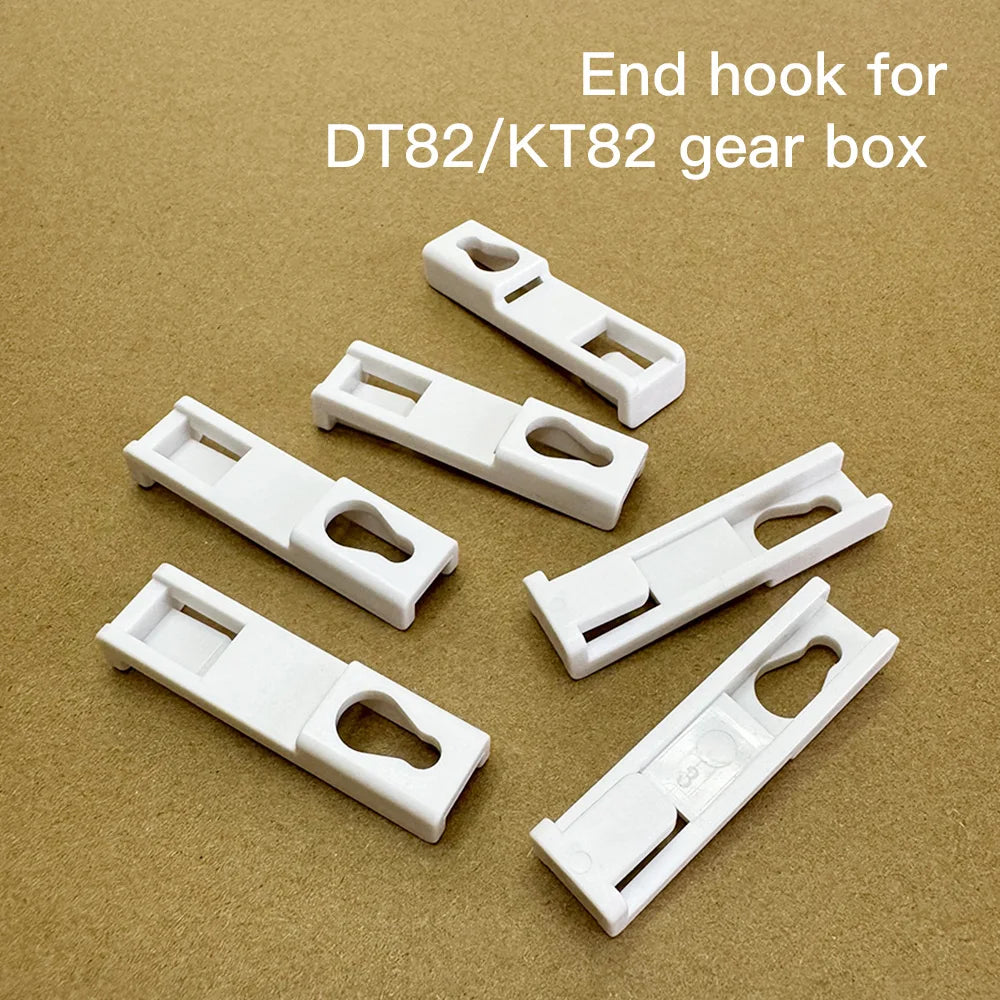 crochet finition boite vitesses dt82 kt82 blanc moderne opaque 75mm rideau électrique accessoire fixe