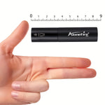 lampe torche rechargeable led zoom compact moderne noir éclairage intense stroboscopique camping randonnéeurgenceextérieur