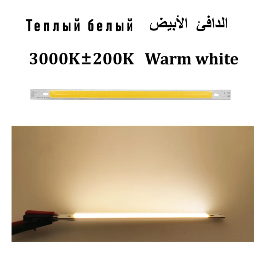 ruban led jaune orange vert bleu blanc moderne 200mm 15.5mm 10w 12v