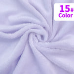tissu velours doux violet rose blanc moderne confortable peluche respirant bricolage artisanat décoration