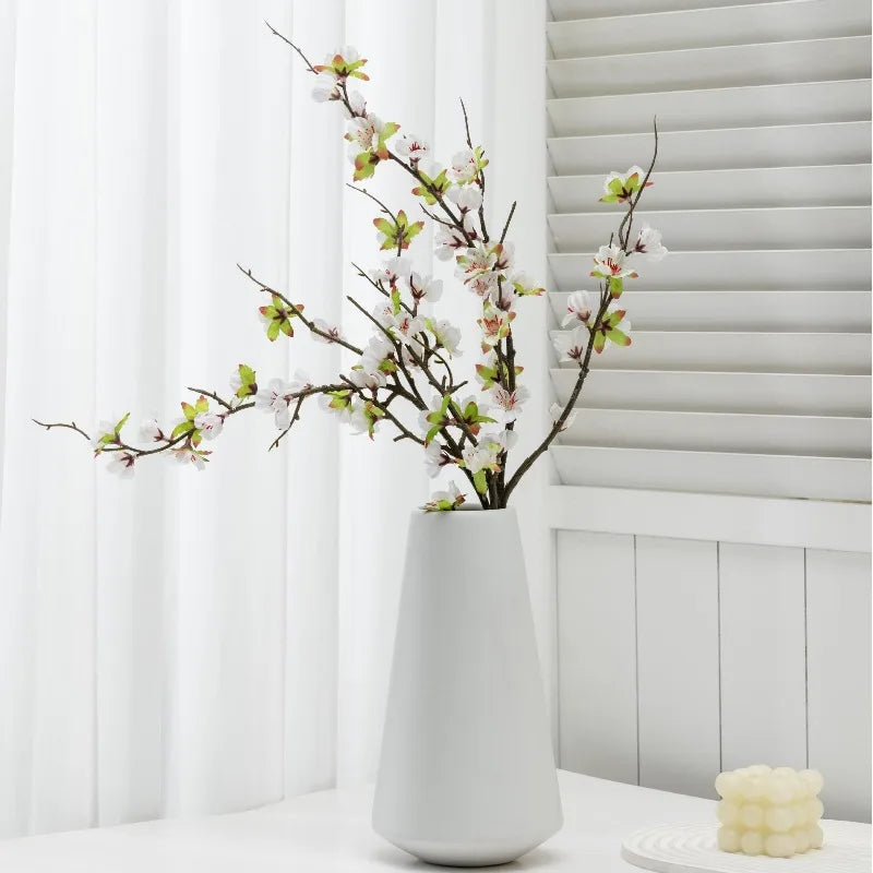 décoration mariage branches fleurs prunier roses soie intérieur anniversaire baby shower
