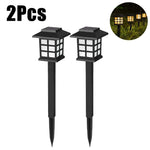 lumière solaire led moderne noire carré blanc ip65 extérieure jardin patio allée urgence