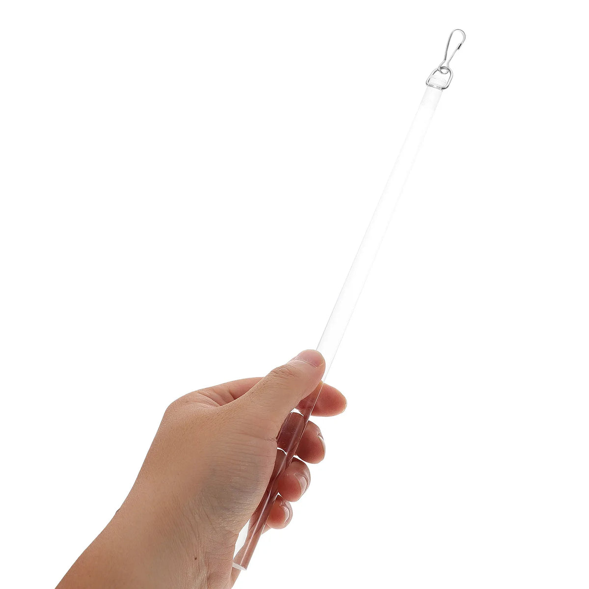 tige rideau blanc acrylique moderne 30cm drapery pull rod accessoire quincaillerie store