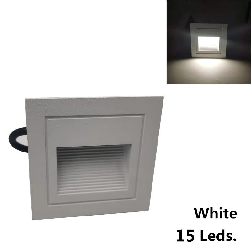 Spot mur moderne noir câble électrique adhésif ip65 led grille ventilationextérieur chambre entrée interrupteur
