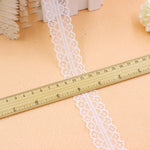 ruban dentelle 30mm violet rose orange bleu noir blanc motifs floraux classique polyester