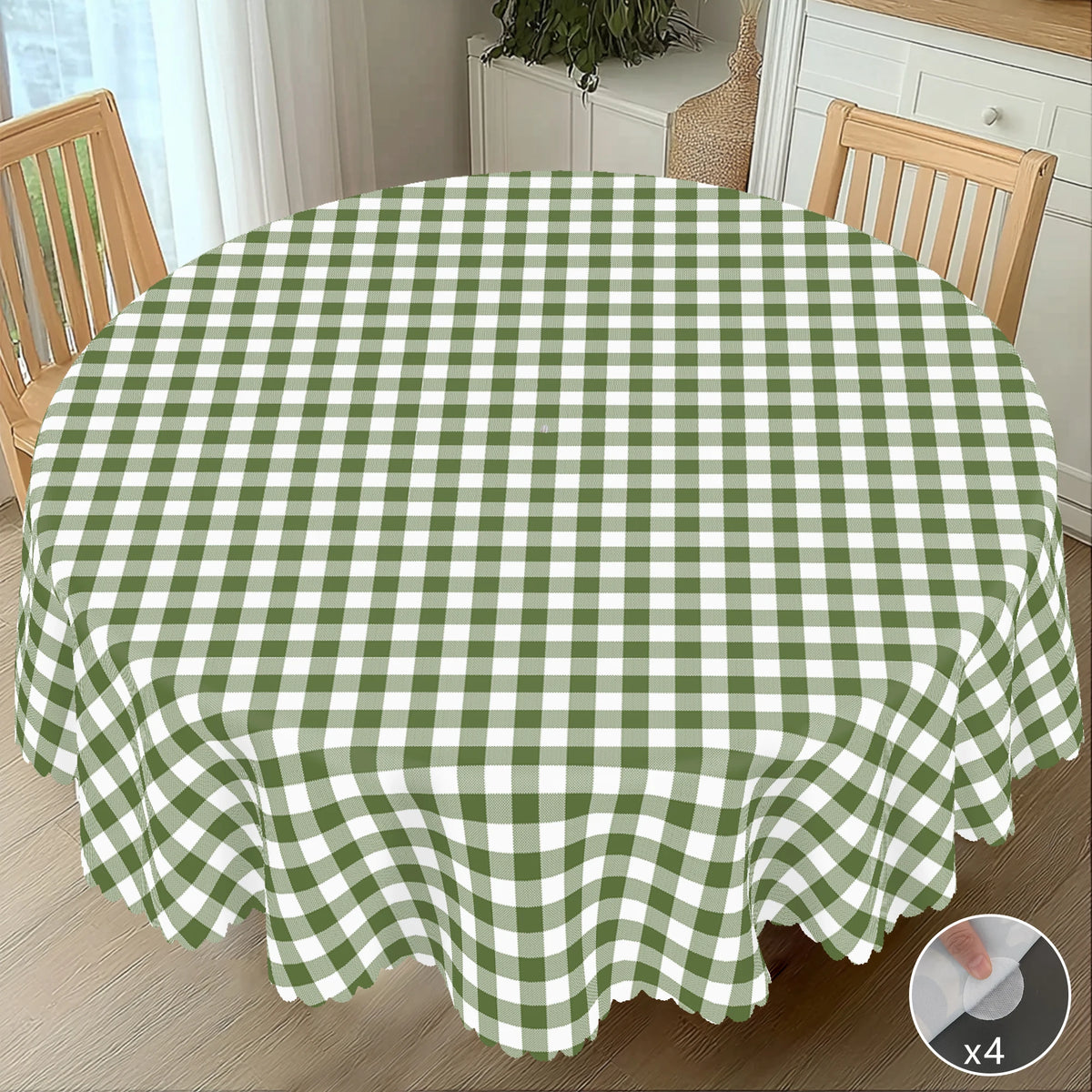 nappe verte carreaux classique imperméable usage extérieur intérieur mariage fête