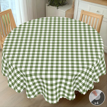 nappe verte carreaux classique imperméable usage extérieur intérieur mariage fête