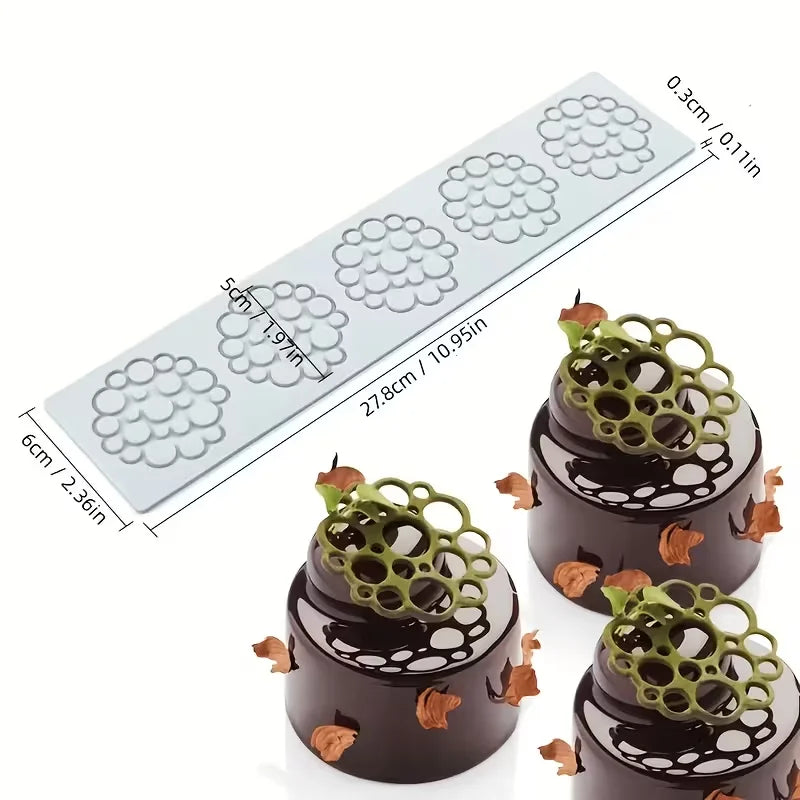 moule silicone grappe raisin deco gateau anneau creux tridimensionnel facile demoule antadhésif respectueux environnement