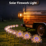 lumière solaire feu d'artifice blanc chaud moderne extérieure autoinstallation festive led jardin patios balcon