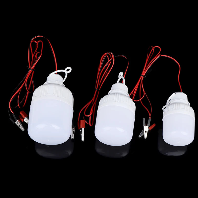 ampoule led portable 12v 15w 9w 5w spot lumineux blanc moderne clips câbles