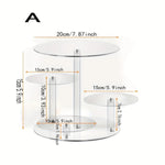 support gâteaux transparent moderne plateaux cupcakes tartes desserts anniversaire fête mariage