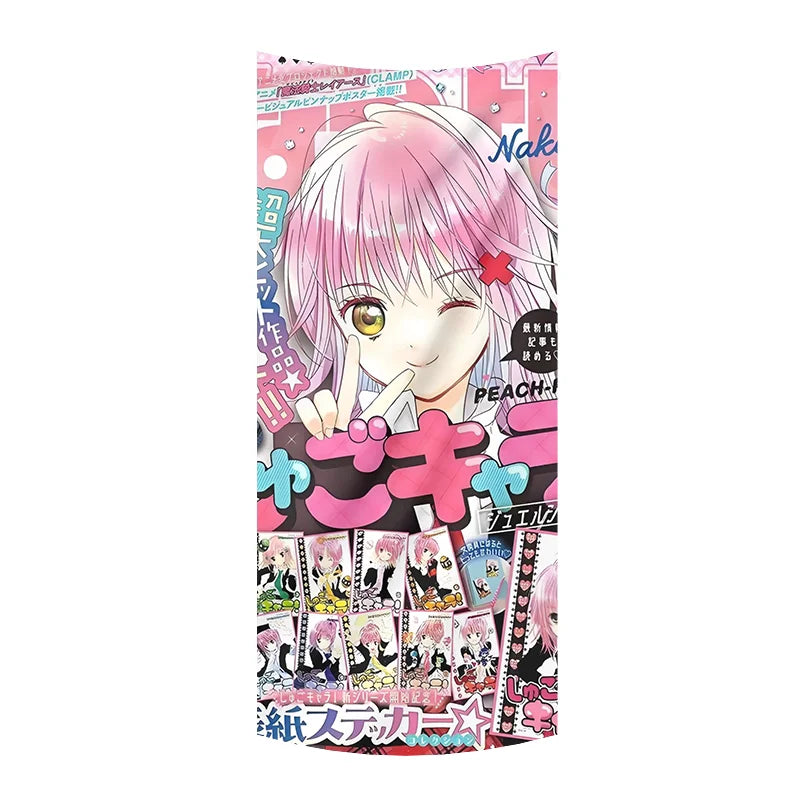 décoration murale manga shoujo rose blanche anime personnages desserts illustrations posters autocollants