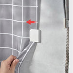clips rideau douche anti éclaboussures respectueux environnement blanc adhésif moderne qualité hauteseoecommercefr