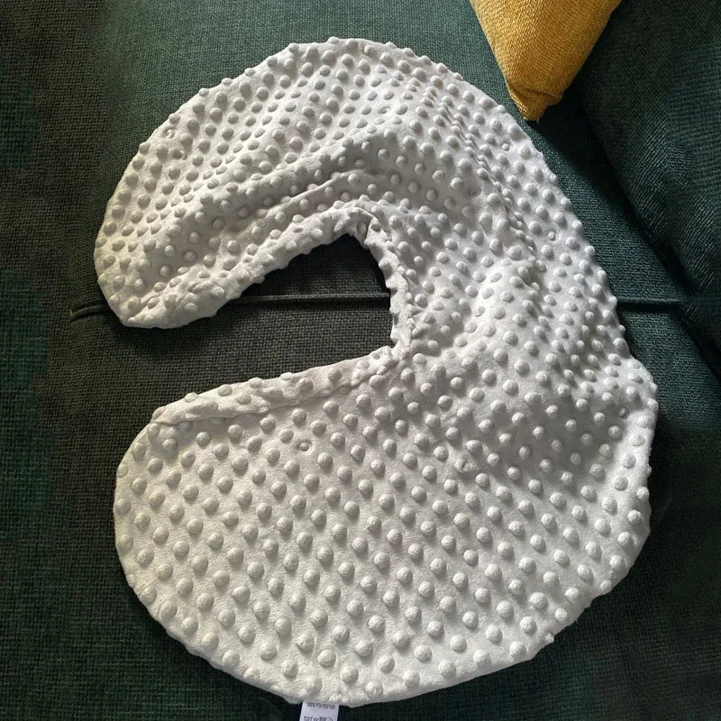 housse coussin allaitement bébé dessin animé elephants arc ciel polyester doux confortable fourrure points