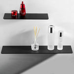 étagères murales modernes métal blanc noir gris salle bain cosmétiques serviettes